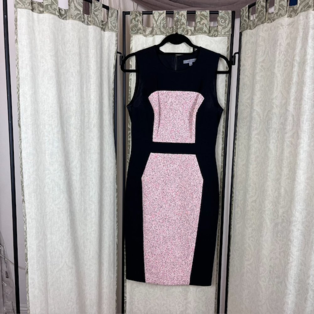 Women’s Dress Black and pink Classiques entier  size 4- dry clean only